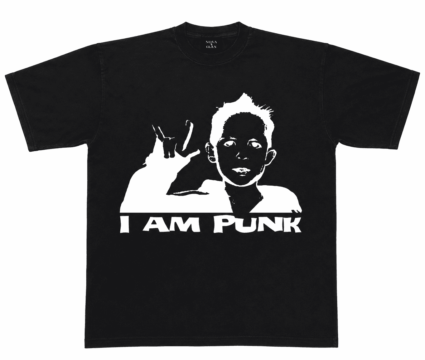 I Am Punk Black Shirt - NYVIX premium streetwear